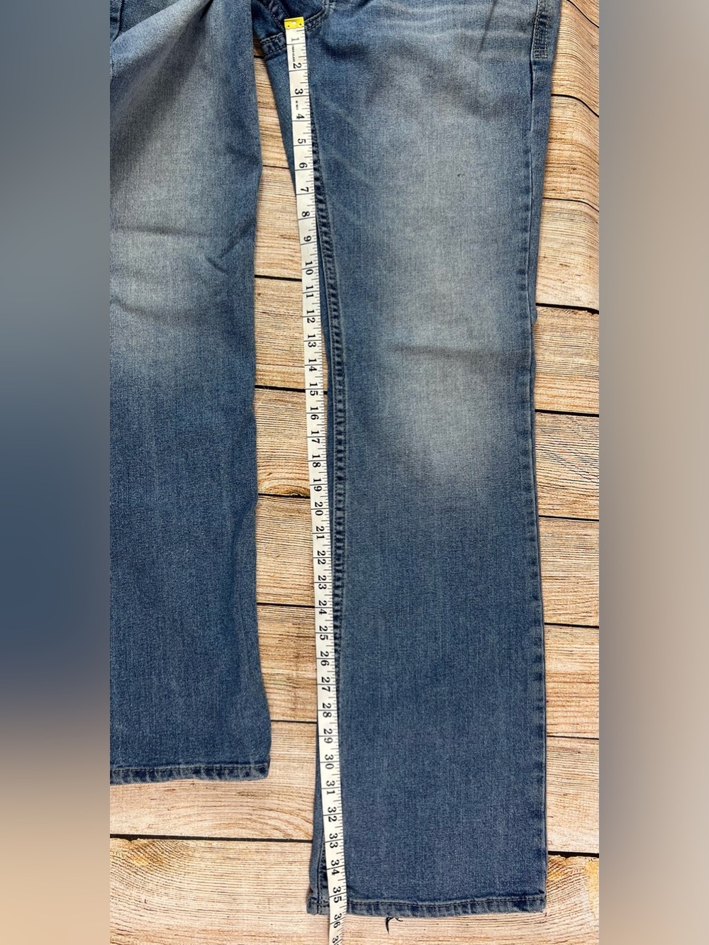 Mens Cody James Western Denim Blue Jeans Light Wash Size 33X36 - Picture 5 of 10